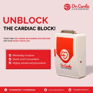 Portable ECG machine is quick and advanced for cardiac check-ups