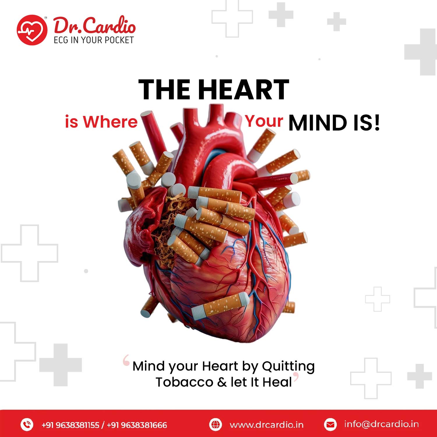 Make a heart-healthy choice today Quit tobacco