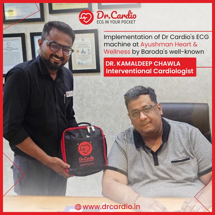 Dr. Cardio’s ECG machine is now implemented at Aayushman Heart & Wellness